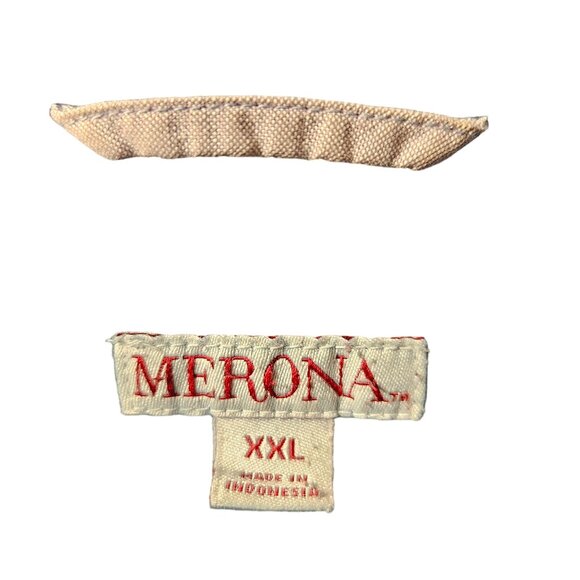 Merona Mens Denim Button-Up Shirt XXL Made In Indonesia - Picture 2 of 4